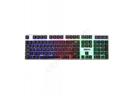 Zeiron T350 RGB Aydınlatmalı Gaming Klavye & Mouse Set – Süspansiyon Tuşlu, Ergonomik Tasarım